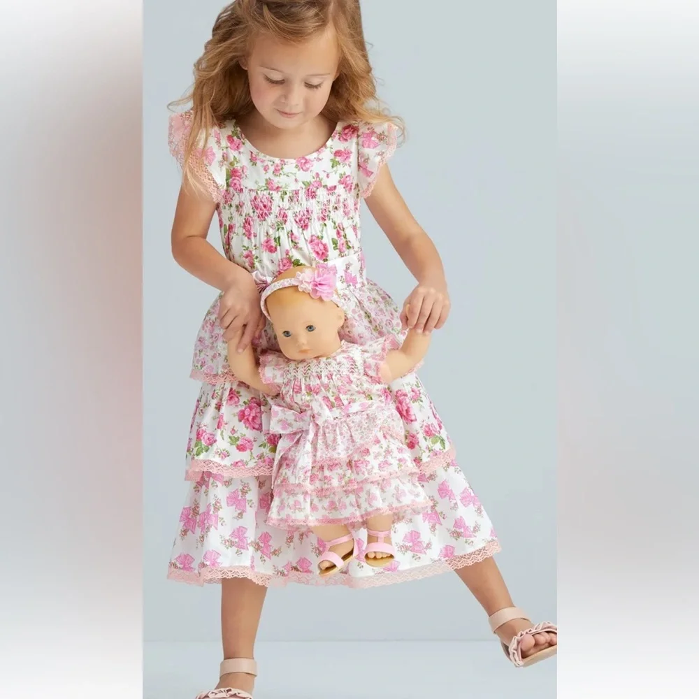 American Girl x LoveShackFancy Floral Dress Size 7
